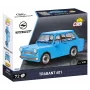 Konstruktorius Cobi Trabant 601 – 72 detalės, miniatiūrinio automobilio modelio rinkinys