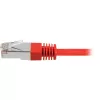 Tinklo kabelis Sharkoon RJ-45 Cat5e 10 m Raudonas