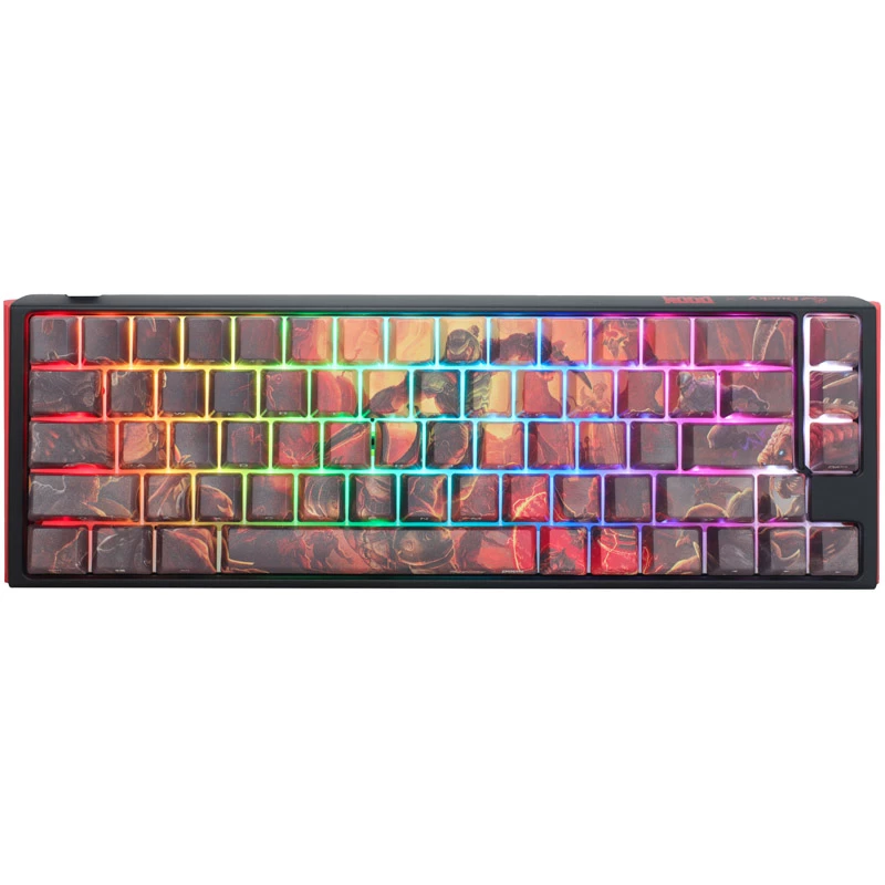 Ducky One 3 SF Doom riboto leidimo klaviatūra, gaming, USB, QWERTY, JK anglų, daugiaspalvė