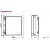 Displėjus Hikvision DS-KD-INFO
