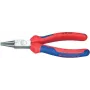 Knipex apvaliosios nosies replės 160mm poliruota galvutė daugiakomponentės rankenos