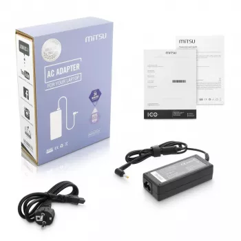 MITSU maitinimo blokas 20V 3.25A, 65W, 4.0x1.7mm, skirtas Lenovo nešiojamiesiems kompiuteriams, modelis 5ZM038