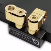 Adapteris EK Water Blocks Brass Gold 33mm dvigubas rotacinis poslinkis