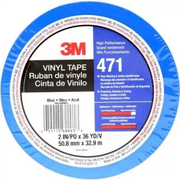 3M 471IW-BL50-D Mėlyna lipni juosta 50 mm