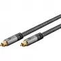 Plus Toslink laidas (juodas/sidabrinis, 5 m)