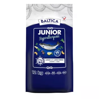 Sausas šunų ėdalas BALTICA EXCELLENT Junior Salmon Hypoallergenic dydis L/XL 12 kg