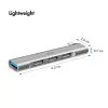 LogiLink USB 3.2 Gen1 Hub 4 prievadų USB-C 1x USB 3.0 AF 3x USB 2.0 AF UA0437