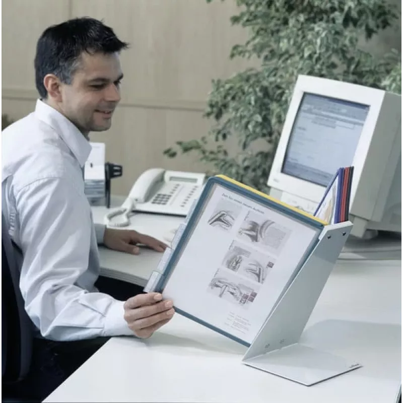 Dokumentų demonstravimo karuselė Desk Portrait A4 Durable VARIO