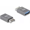 DeLOCK 67230 Laidinio lyties keitiklis USB Type-E į USB Type-A, pilka