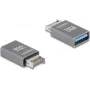 DeLOCK 67230 Laidinio lyties keitiklis USB Type-E į USB Type-A, pilka