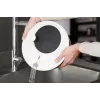 Salotų džiovintuvas GEFU Rotare su rankenėle, talpa 3 L, plastikinis korpusas, juodas/baltas, tinkamas plauti indaplovėje