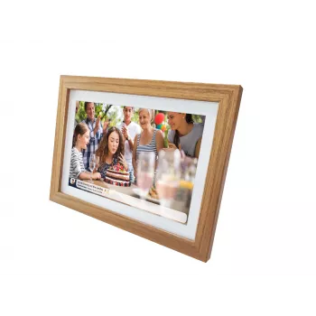 Denver FRAMEO 10.1 skaitmeninis nuotraukų rėmelis, 16 GB, šviesios medienos spalvos