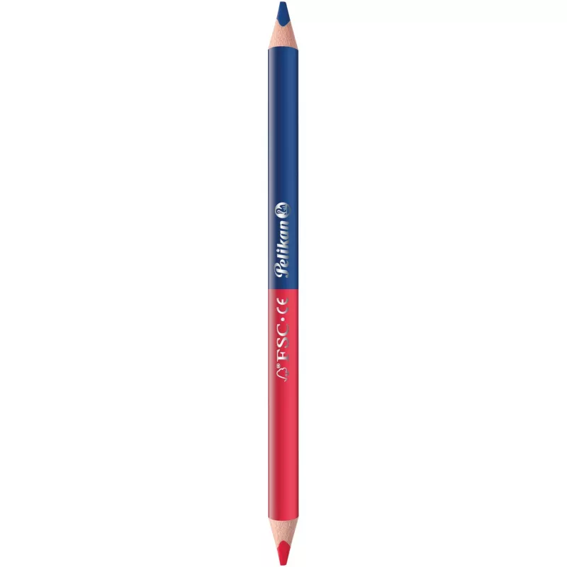 Spalvotas pieštukas Pelikan 811118 Mėlyna Raudona 2 vnt.