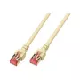 EFB-Elektronik RJ45 jungiamasis kabelis Cat.6 S/FTP LSZH pilkas 1m (K5510.1)