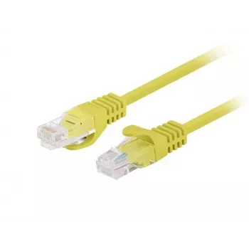 Fluke Passed Lanberg patchcord Cat.6 UTP 0,25 m geltonas 10 vnt.
