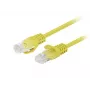 Fluke Passed Lanberg patchcord Cat.6 UTP 0,25 m geltonas 10 vnt.