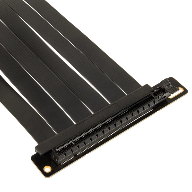 Kolink PCI Express 5.0 x16 į x16 lankstusis kabelis, 90 laipsnių, juodas – 30 cm
