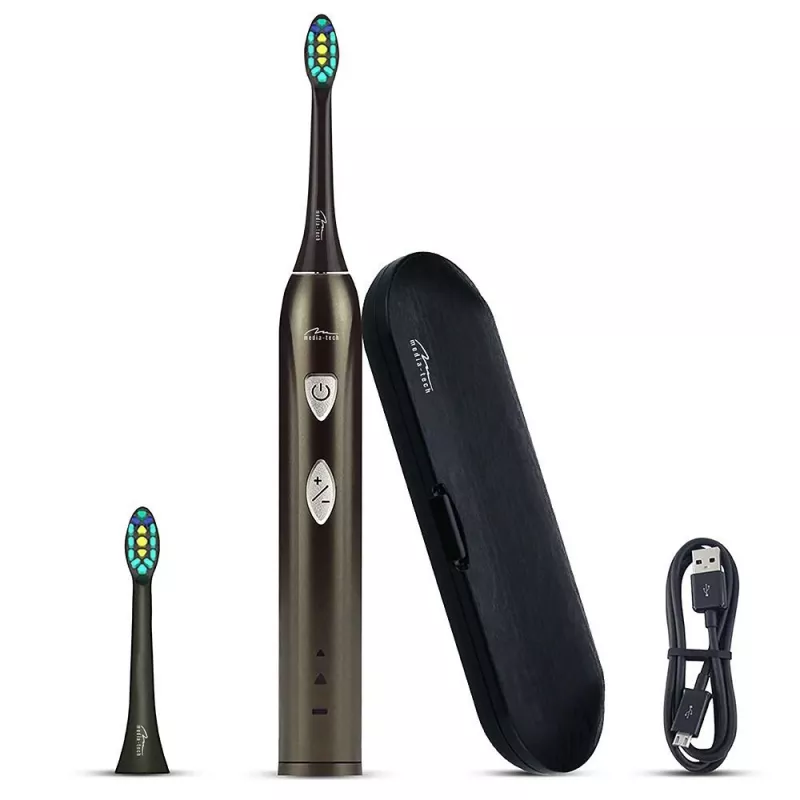 Dantų šepetėlis Media-Tech SONIC WAVECLEAN suaugusiems Ruda