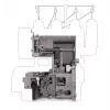 Overlock siuvimo mašina SINGER 14HD854 Heavy Duty 120W pilka