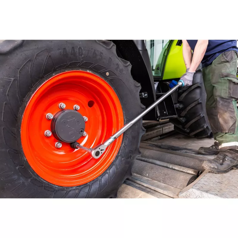 HAZET 5145-3CT – Mechaninis sukimo momento veržliaraktis su spragtelėjimu – 3/4 colio – 300–800 Nm – 3% – Juoda/Mėlyna