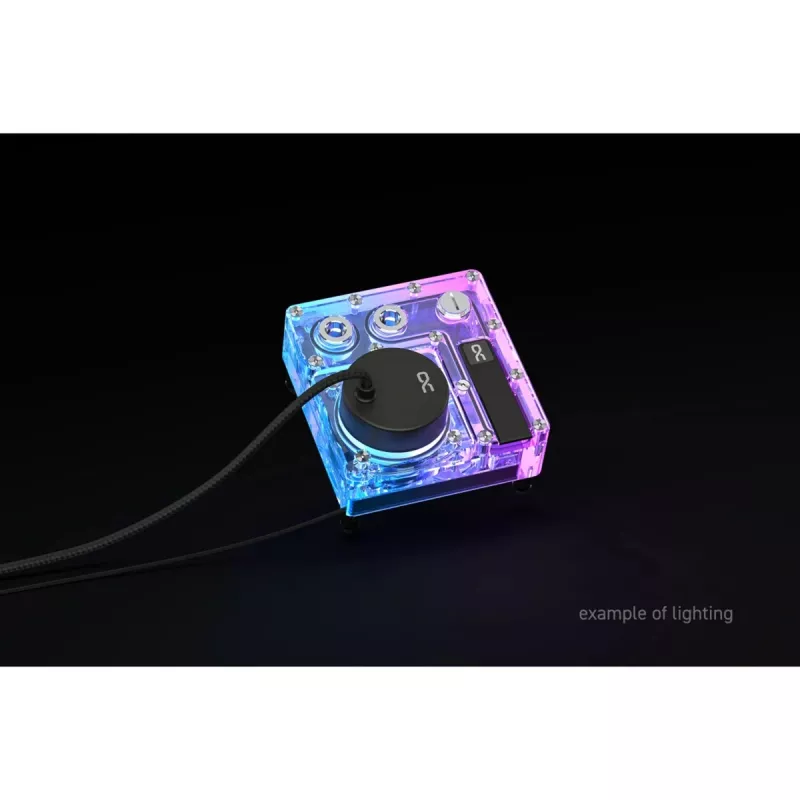 Rezervuaras Alphacool Core 120mm VPP Apex siurbliui — Alphacool 14561, 120mm rezervuaras, skirtas integracijai su VPP Apex siurbliu