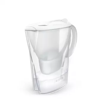 BRITA Marella vandens filtro ąsotis su Maxtra Pro kasetė, 2,4 L, balta, ergonomiška rankena
