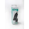 VAKOSS USB stotelė TC-234UX — 4 prievadų USB 2.0 stotelė, DC maitinimas (5V, 1A), juoda