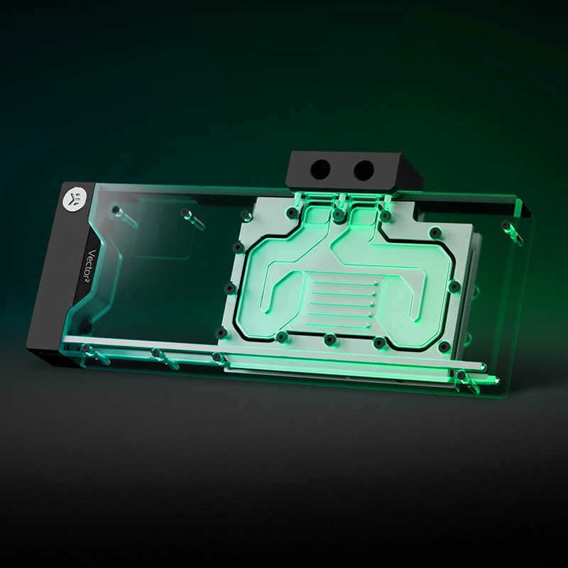 Vandens blokas EK Water Blocks Nikeliuotas Perspex Juodas Pilkas