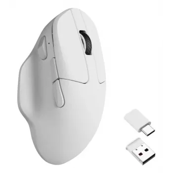 Keychron M7-A3 pelė ambidekstrinė Bluetooth USB Type-C 26000 DPI balta