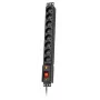 LESTAR LXARM 810 G-A K.:CZ 1,5M 19PDU juodas 8 AC lizdai 230 V 1,5 m