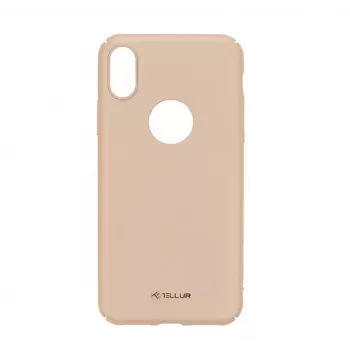 Apsauginis dėklas Tellur Cover Super Slim iPhone X/XS – auksinis, itin plonas