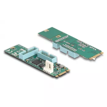 DeLOCK 61066 Vidinė USB 3.2 Gen 1 adapter M.2 kištukinis juodas