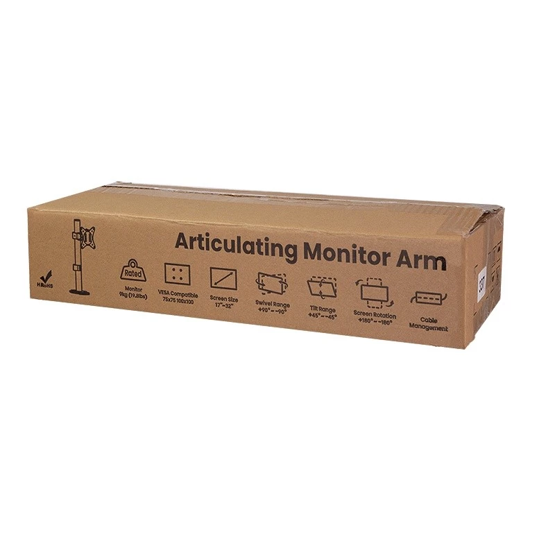 Monitoriaus laikiklis 17-32 colių, 9 kg maks., juodas