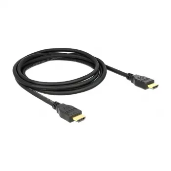 HDMI kabelis DeLOCK 84713 1m Type A kištukas – kištukas juodas
