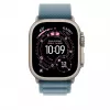 Apple MFTH4ZM/A Titaninis G-Hook dirželis Laikrodžiui Mėlynas Titanas
