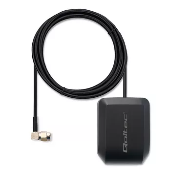GPS/GLONASS antena QOLTEC 28 dBi 50 W su SMA stačiu kampu