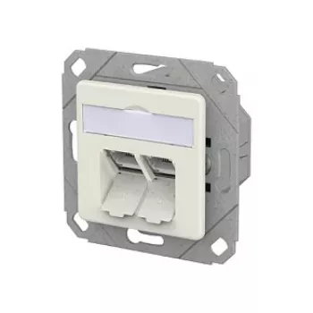 METZ CONNECT E-DAT C6A LSA++ 2 prievadų jungties lizdas UPk, reinwei