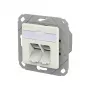 METZ CONNECT E-DAT C6A LSA++ 2 prievadų jungties lizdas UPk, reinwei
