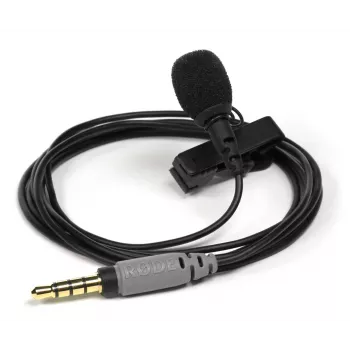 Lavalierinis mikrofonas RØDE smartLav+ — laidinis, įvairiakryptis, 3,5 mm, 20–20 000 Hz, -35 dB jautrumas, 2 vnt., nešiojimo dėklas
