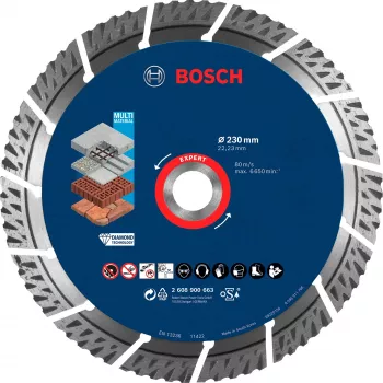 Bosch Expert MultiMaterial deimantinis pjovimo diskas 230 mm, 2608900663