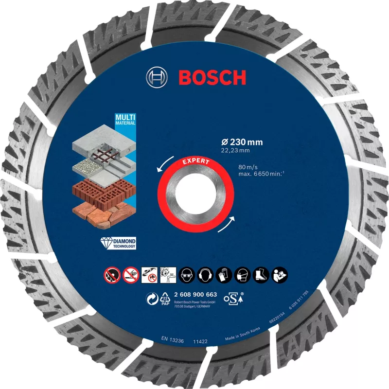 Bosch 2608900663 pjūklo diskas 23 cm polikristalinis deimantas