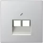 JUNG AL 2969-2 UA - Aliumininis RJ-45 keystone modulis