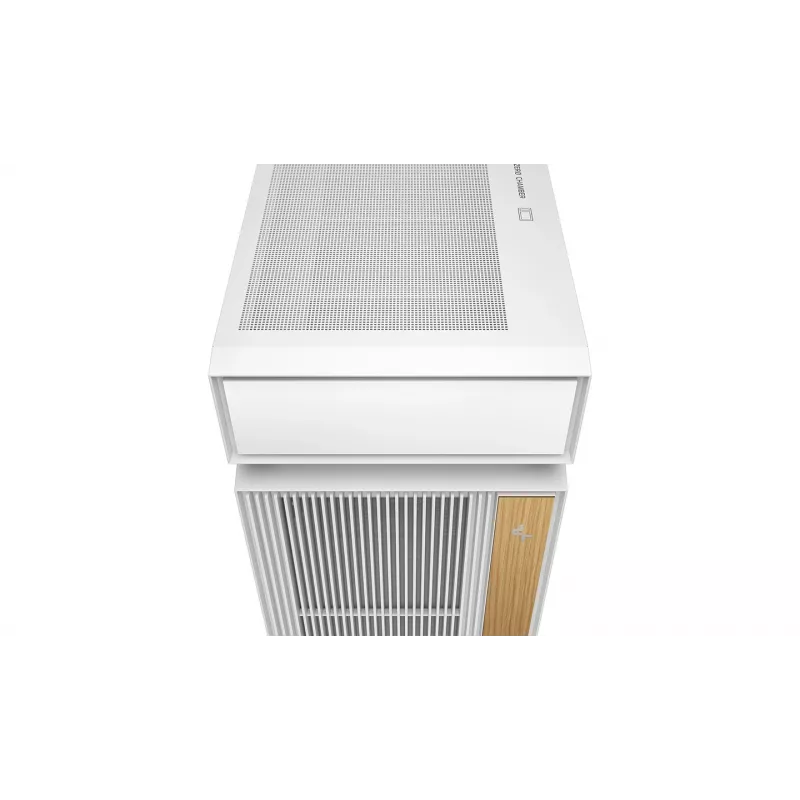 Korpusas DeepCool CL660 WH White — ATX/Micro-ATX/Mini-ITX, grūdintas stiklas, palaiko ATX/PS2/SFX/SFX‑L maitinimo šaltinius