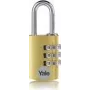 YALE YE3CB/38/131/1/GO Kombinuotas spyna 38 mm Auksinė