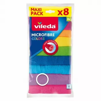 Valymo šluostė Vileda Microfibre Colors 8 vnt.