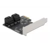 SATA PCI Express x1 kortelė DeLOCK 90010 Low Profile