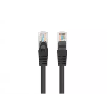 Lanberg PCU6-20CC-0200-BK tinklo kabelis juodas 2 m Cat6 U/UTP