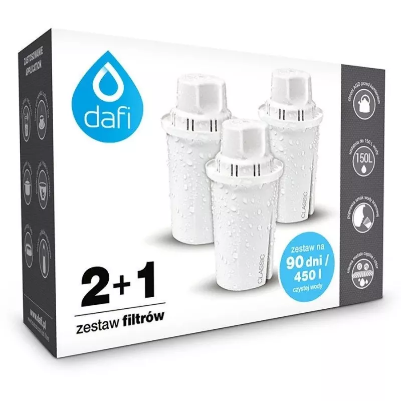 Dafi Classic 2+1 filtro kasetės (dėžutė)