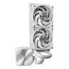 Montech HyperFlow Silent 240 procesoriaus skysčinis aušintuvas 240 mm radiatorius 2×120 mm ventiliatoriai baltas