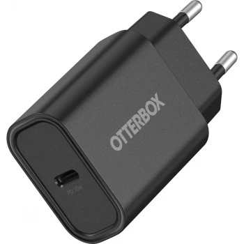 Sieninis įkroviklis OTTERBOX 20W USB-C su USB Power Delivery, juodas (78-81338)
